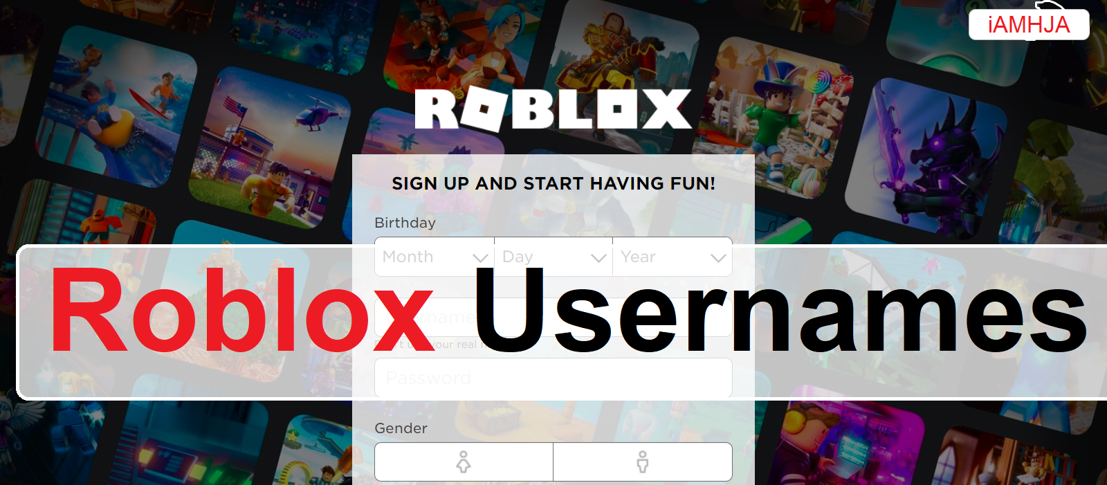 good short usernames for roblox