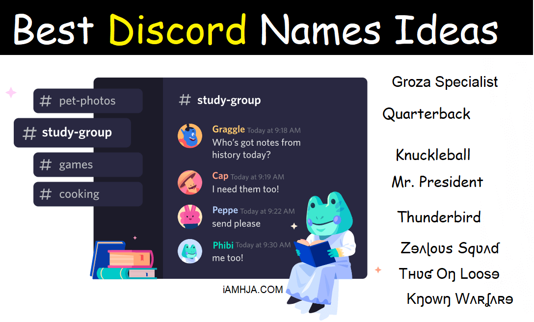 350+ Best Discord Names Ideas Good, Cool, Funny, Invisible